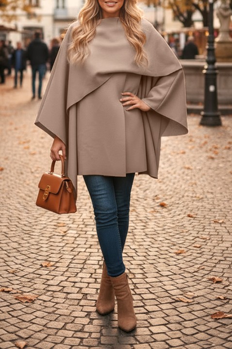 Płaszcz POKRINZA MOCHA, Kolor : mocca, IVET.PL - Modna odzież