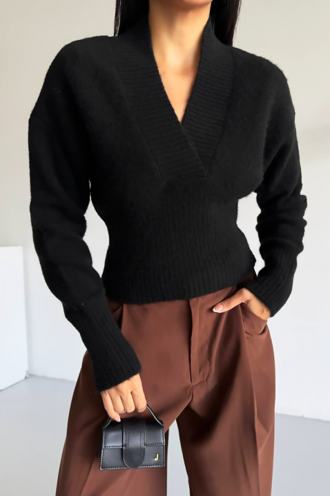 Sweter VREMOLDA BLACK, Kolor : czarny, IVET.PL - Modna odzież