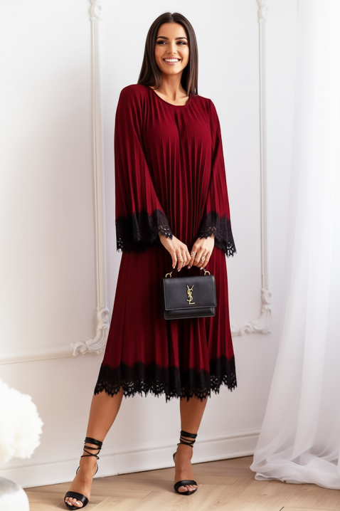 Sukienka CANELDA RED, Kolor : czerwony, IVET.PL - Modna odzież