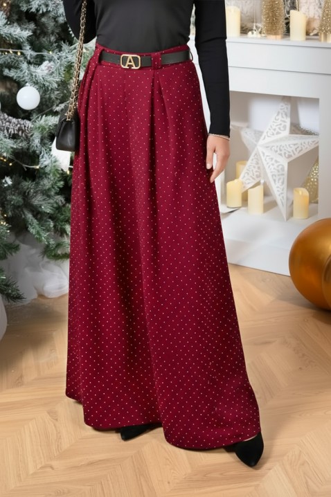 Spodnie VALEANA BORDO, Kolor : bordowy, IVET.PL - Modna odzież