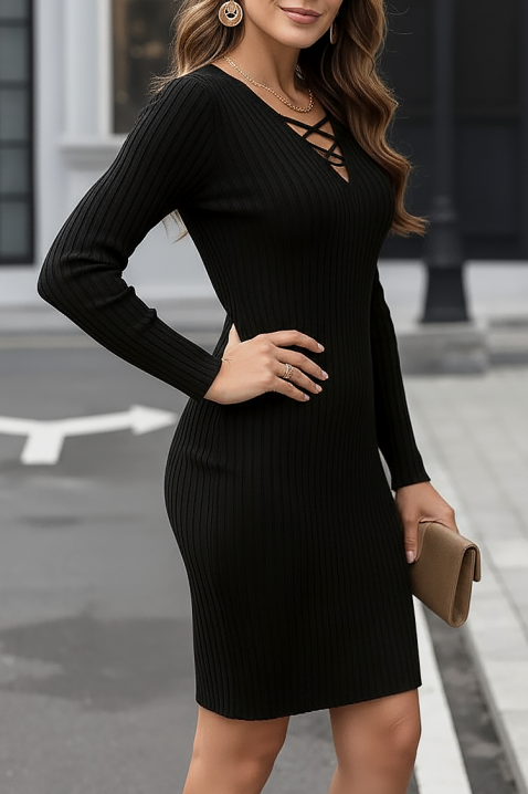 Sukienka TEBRINSA, Kolor : czarny, IVET.PL - Modna odzież