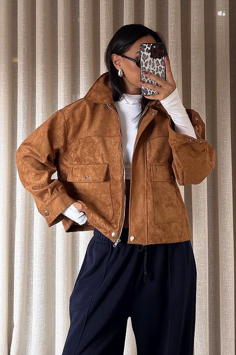 Kurtka REMZINA CAMEL, Kolor : jasnobrązowy, IVET.PL - Modna odzież