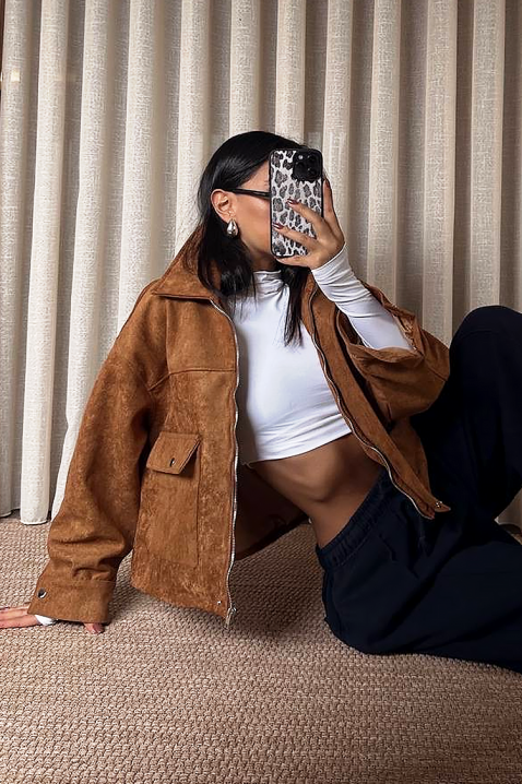 Kurtka REMZINA CAMEL, Kolor : jasnobrązowy, IVET.PL - Modna odzież