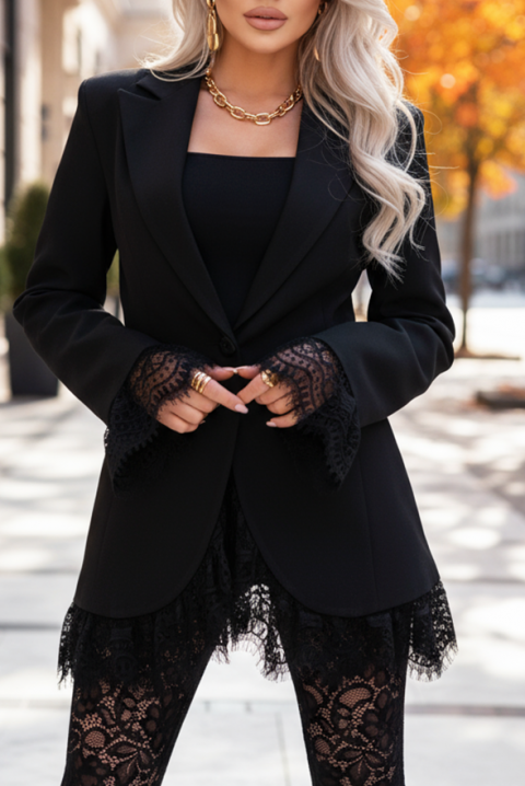 Marynarka DRENVILDA BLACK, Kolor : czarny, IVET.PL - Modna odzież