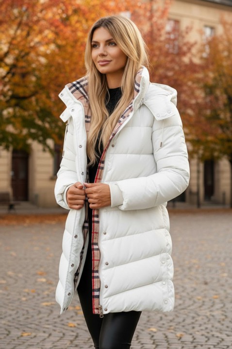 Kurtka RENIESA WHITE, Kolor : biały, IVET.PL - Modna odzież