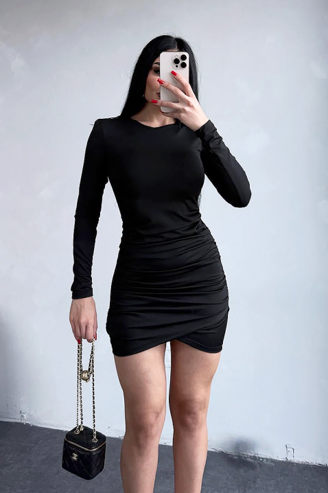 Sukienka BLEVILDA, Kolor : czarny, IVET.PL - Modna odzież