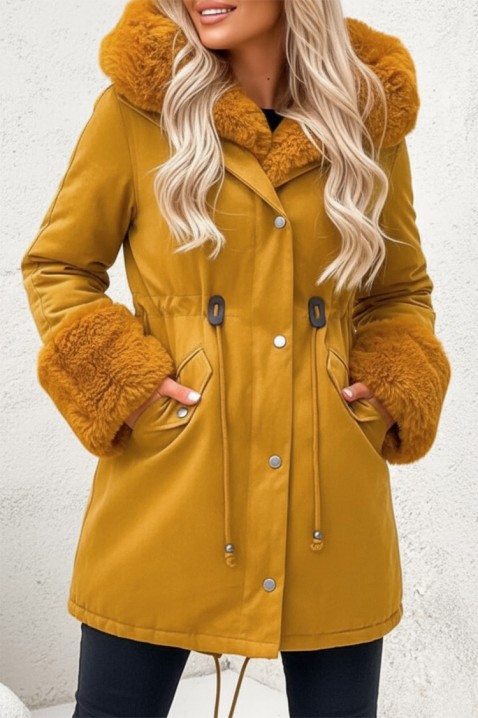 Kurtka MEROLFA YELLOW, Kolor : żółty, IVET.PL - Modna odzież