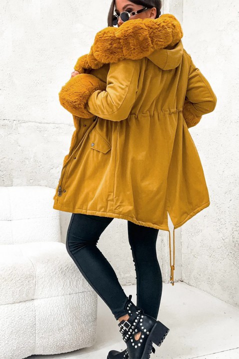 Kurtka MEROLFA YELLOW, Kolor : żółty, IVET.PL - Modna odzież