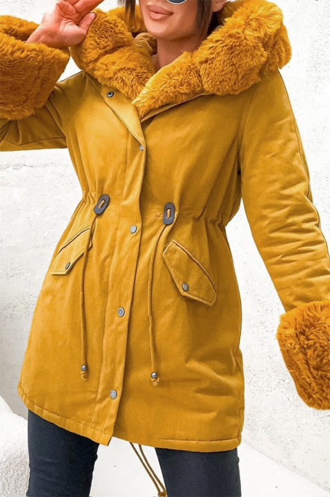 Kurtka MEROLFA YELLOW, Kolor : żółty, IVET.PL - Modna odzież