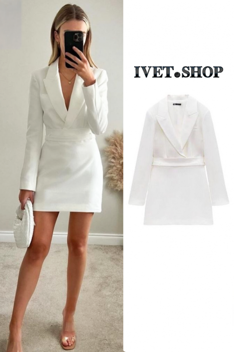 Sukienka VRENZALA, Kolor : biały, IVET.PL - Modna odzież