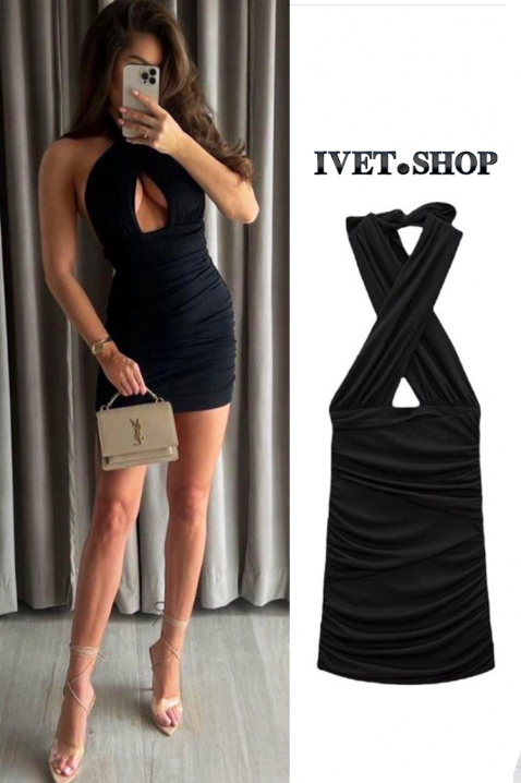 Sukienka LUNZANA, Kolor : czarny, IVET.PL - Modna odzież