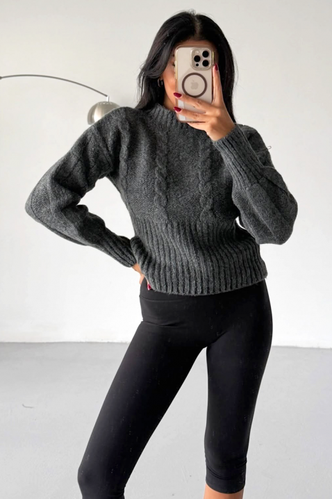 Sweter BLANDIRA GREY, Kolor : szary, IVET.PL - Modna odzież