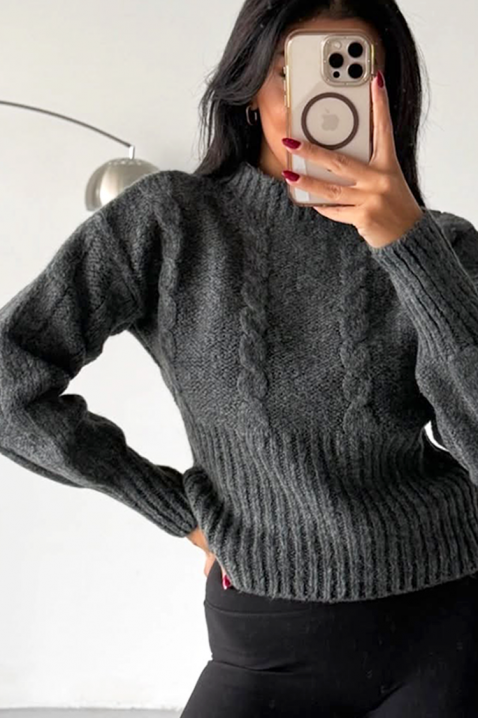 Sweter BLANDIRA GREY, Kolor : szary, IVET.PL - Modna odzież