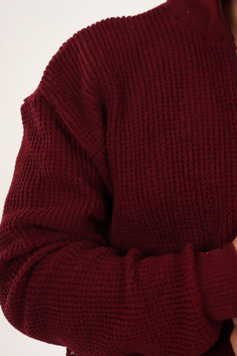 Kardigan PARELMO BORDO, Kolor : bordowy, IVET.PL - Modna odzież