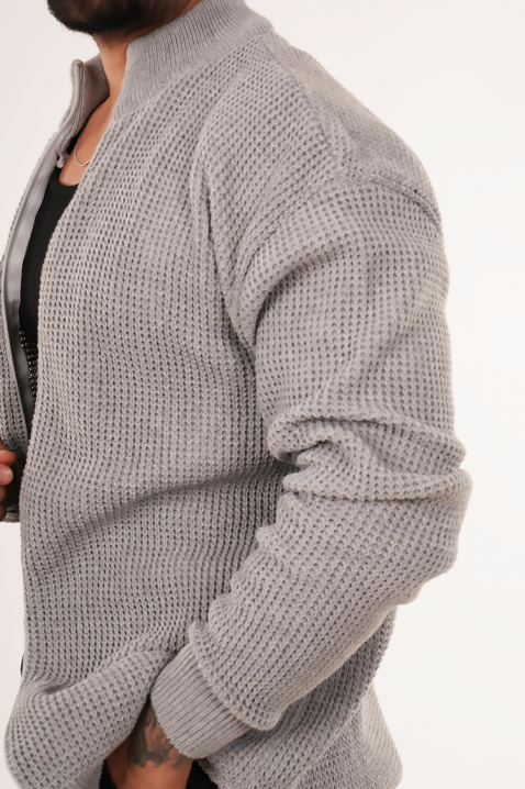 Kardigan PARELMO GREY, Kolor : szary, IVET.PL - Modna odzież