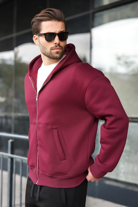 Bluza VERGERO BORDO, Kolor : bordowy, IVET.PL - Modna odzież