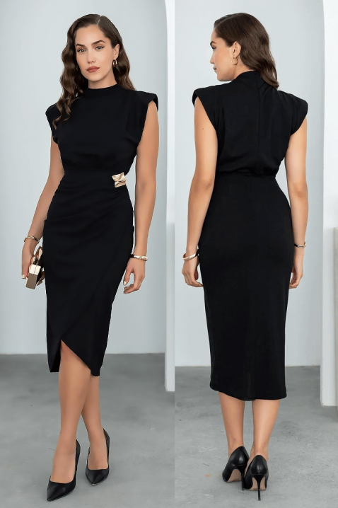 Sukienka ATELINDA BLACK, Kolor : czarny, IVET.PL - Modna odzież