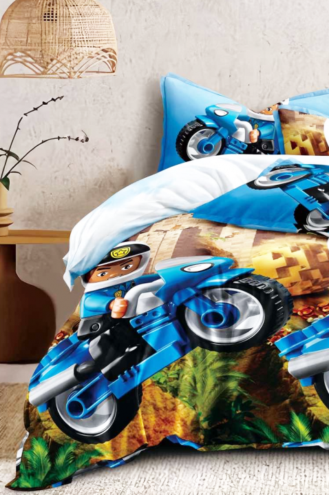 Komplet pościeli ZOPELDY 160x200 cm bawełna - 4 elementy, Kolor : wielokolorowy, IVET.PL - Modna odzież