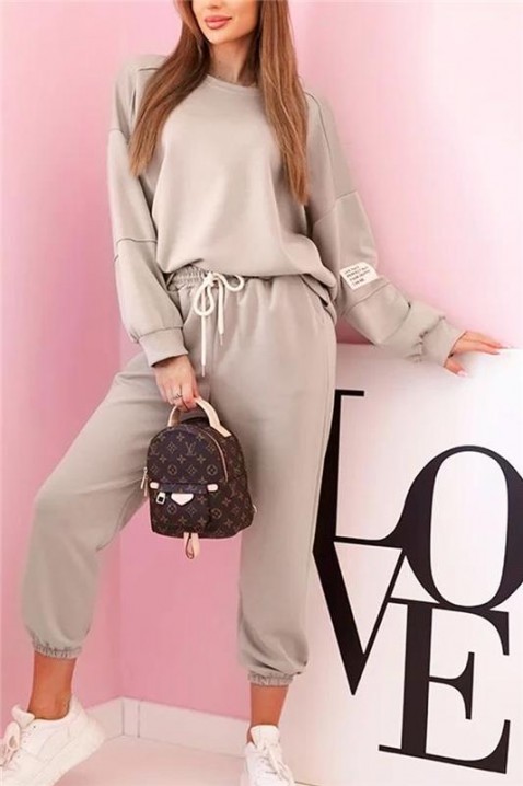 Komplet BRALMORZA BEIGE, Kolor :  beżowy, IVET.PL - Modna odzież