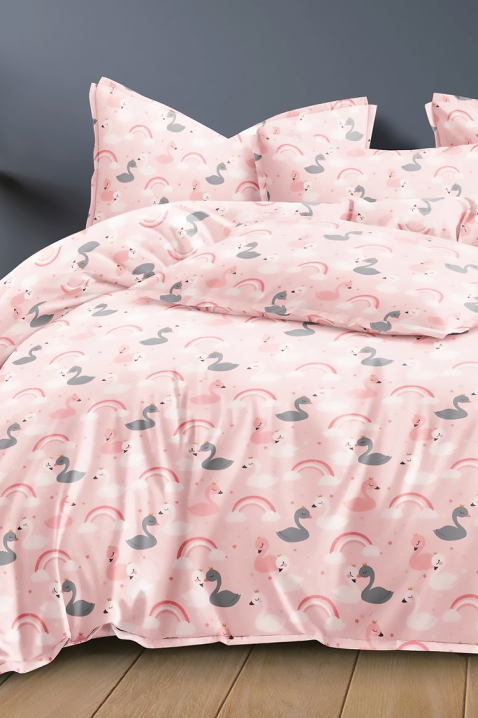 Komplet pościeli OPELFY 160x200 cm bawełna - 4 elementy, Kolor : wielokolorowy, IVET.PL - Modna odzież