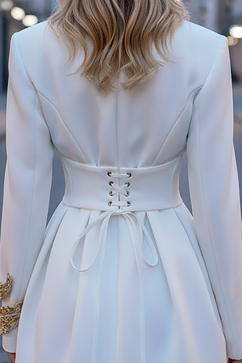 Sukienka BLANDENZA WHITE, Kolor : biały, IVET.PL - Modna odzież