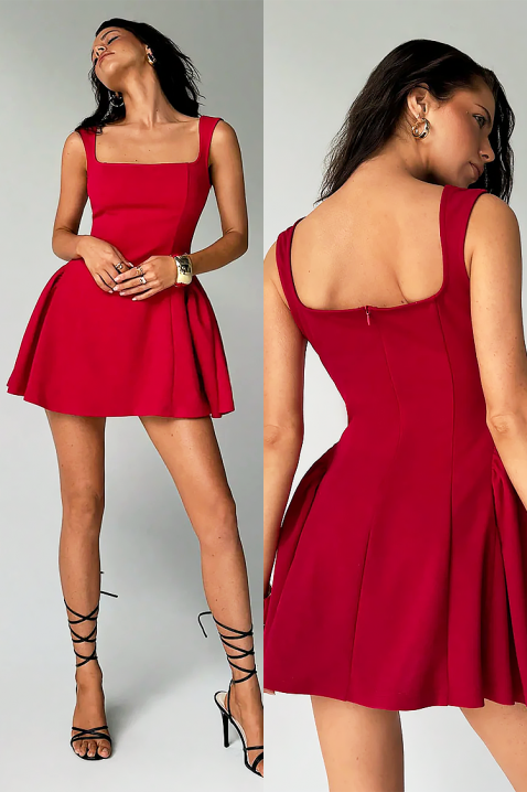 Sukienka ERKANZA, Kolor : czerwony, IVET.PL - Modna odzież