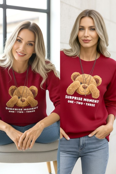 Bluzka BRADELZA RED, Kolor : czerwony, IVET.PL - Modna odzież