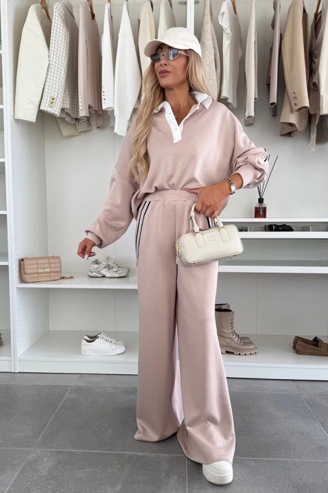 Komplet LOVRENDA, Kolor : pudrowy róż, IVET.PL - Modna odzież