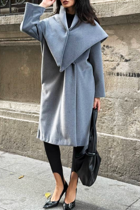 Płaszcz ALSIENA GREY, Kolor : szary, IVET.PL - Modna odzież