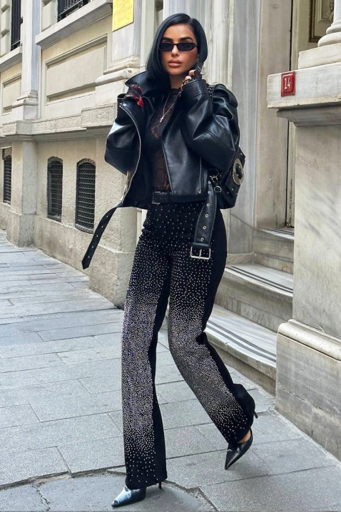 Jeansy NARVILDA, Kolor : czarny, IVET.PL - Modna odzież