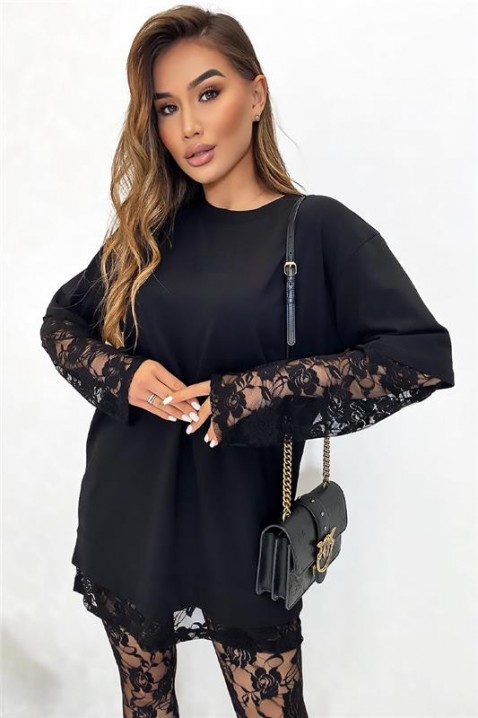 Komplet MARJITA BLACK, Kolor : czarny, IVET.PL - Modna odzież