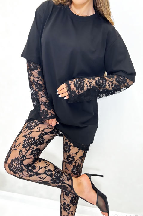 Komplet MARJITA BLACK, Kolor : czarny, IVET.PL - Modna odzież