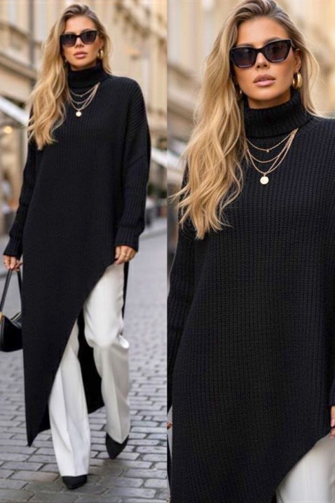 Tunika ELVENDA, Kolor : czarny, IVET.PL - Modna odzież