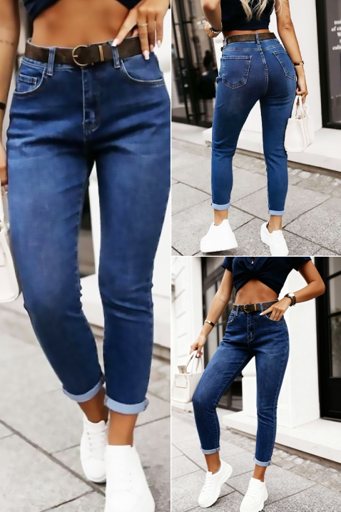 Jeansy ALEORTA, Kolor : chabrowy, IVET.PL - Modna odzież