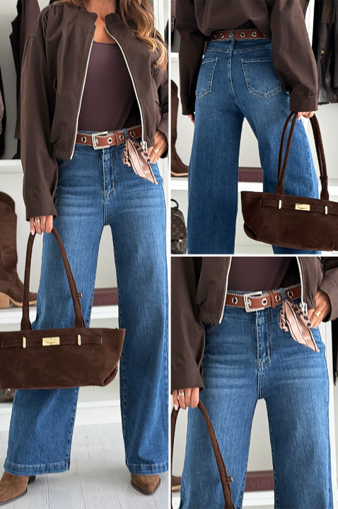 Jeansy TRENVILDA, Kolor : chabrowy, IVET.PL - Modna odzież