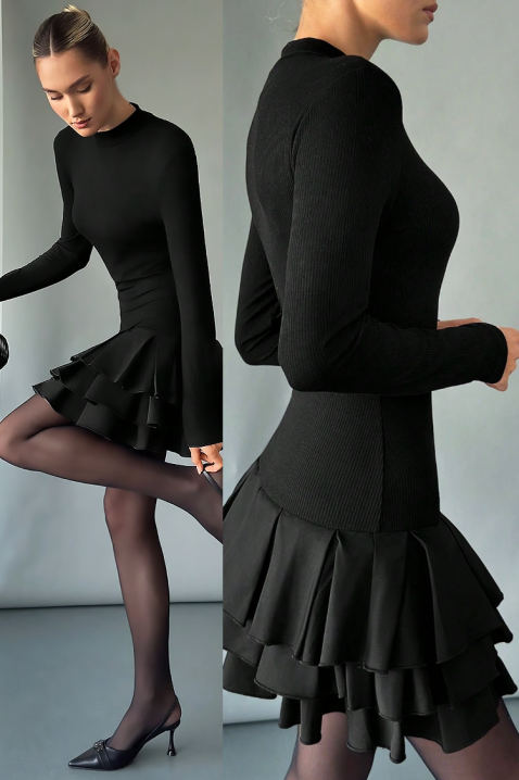 Sukienka TRESILA, Kolor : czarny, IVET.PL - Modna odzież