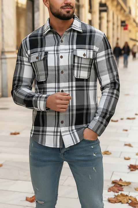 Koszula POLERTO, Kolor : czarny, IVET.PL - Modna odzież