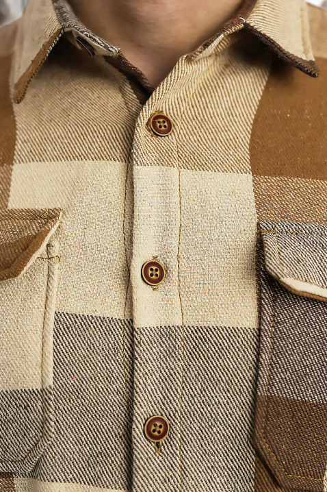 Koszula MOLTONO, Kolor :  beżowy, IVET.PL - Modna odzież