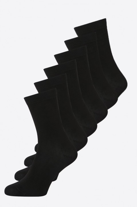 Zestaw sześciu par męskich skarpet MOLERGO, Kolor : czarny, IVET.PL - Modna odzież