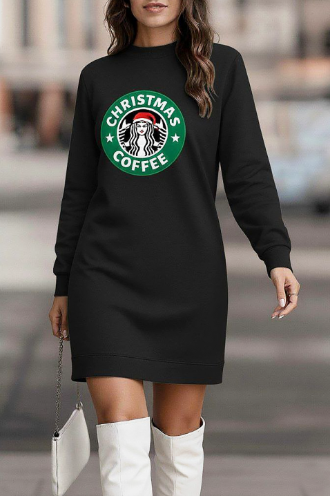 Tunika MERLIANA BLACK, Kolor : czarny, IVET.PL - Modna odzież