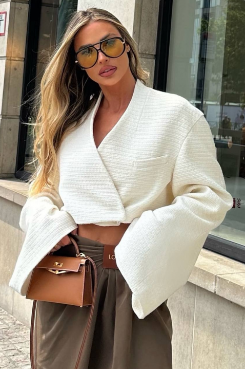 Marynarka GLOVENDIA, Kolor : biały, IVET.PL - Modna odzież