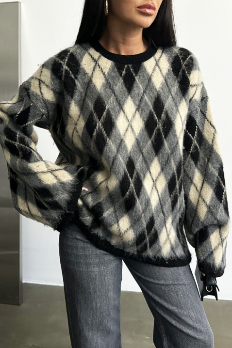 Sweter GREVILDA, Kolor : wielokolorowy, IVET.PL - Modna odzież