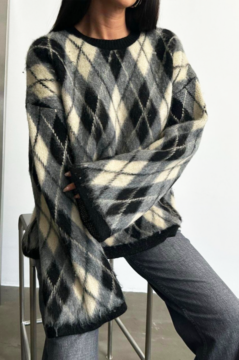 Sweter GREVILDA, Kolor : wielokolorowy, IVET.PL - Modna odzież