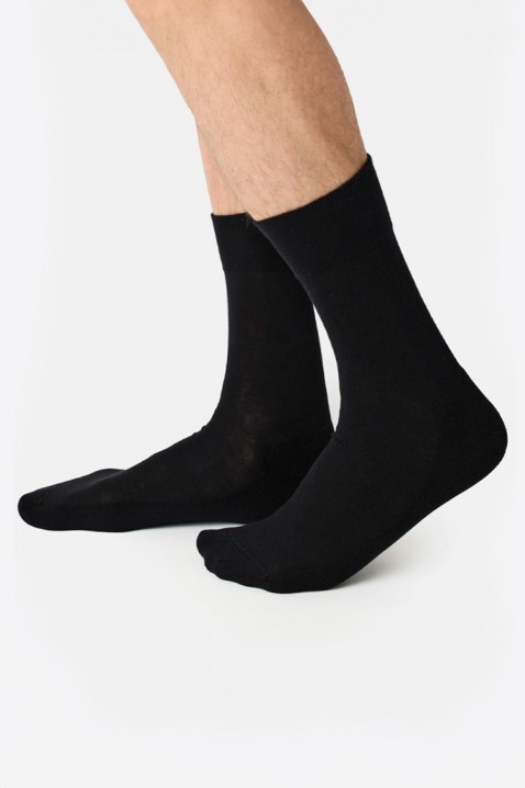 Zestaw sześciu par męskich skarpet MOLERGO, Kolor : czarny, IVET.PL - Modna odzież