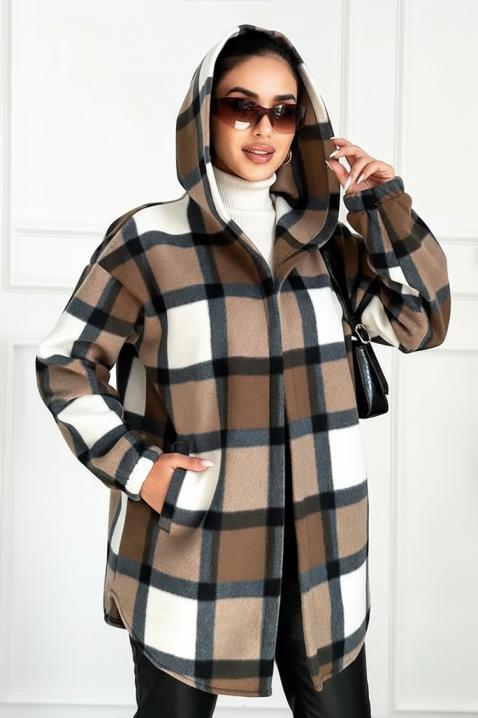 Kurtka koszulowa TESSARO, Kolor : brązowy, IVET.PL - Modna odzież