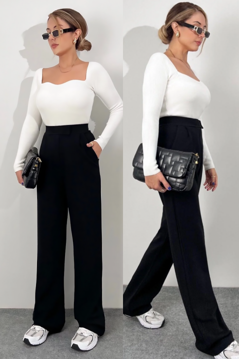 Spodnie MALVONA BLACK, Kolor : czarny, IVET.PL - Modna odzież