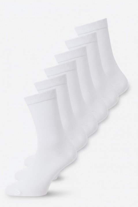 Zetaw sześciu par męskich skarpet MIKRELZO, Kolor : biały, IVET.PL - Modna odzież