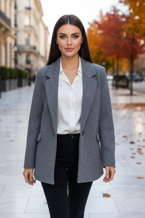 Marynarka VALEORA GREY, Kolor : szary, IVET.PL - Modna odzież