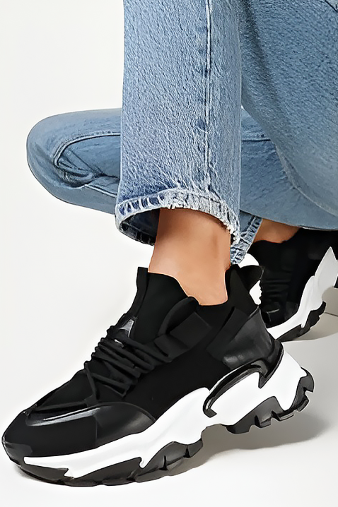 Sneakersy MARZANA BLACK, Kolor : czarny, IVET.PL - Modna odzież