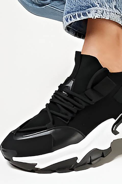 Sneakersy MARZANA BLACK, Kolor : czarny, IVET.PL - Modna odzież